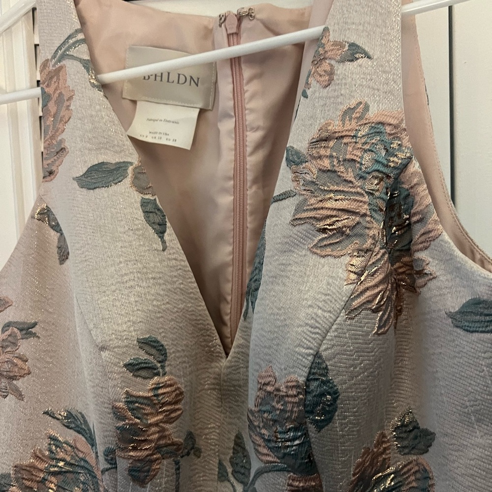 BHLDN Floral Embroidered Dress